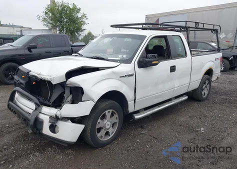 2010 Ford F-150 Stx/Xl из США, поврежденный, VIN 1FTEX1CW4AFC14348